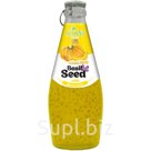 Нектар Aziano Банана с семенами базилика 30% (Banana Juice with Basil Seed Drink) 290мл