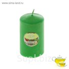 Свеча восковая "Конус", аромат зелёный чай