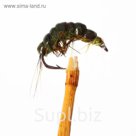 Мушка Gammarus Amphipod, 14, dark olive