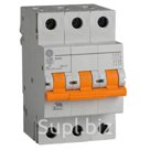 Выключатель автоматический трехполюсный 40А С ВА63 4.5кА