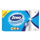 Полотенца бумажные бытовые, спайка 4 шт., 2-х слойные, (4?14 м), ZEWA, белые