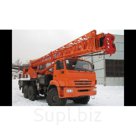 Автокран 25т + стрела 31 метров + гусек 9м.
