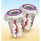 Мороженое «Таганрогское», ванильное с джемом черная смородина в пластиковом стакане 180 г. 12%