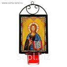 Икона "Господь Вседержитель" с лампадой