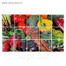 Наклейка на кафельную плитку "Овощное ассорти"