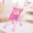 Коляска трость для кукол Принцесса пластиковый каркас