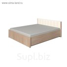 Кровать со стационарным основанием BERLIN 32, 1600х2000, дерево, дуб сонома