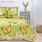 Постельное бельё "Этель" евро Весна (вид 2) 200х217 см, 220х240 см, 70х70 см - 2 шт., поплин 125 г/м²