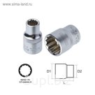 Головка торцевая MASTER, 21 мм, 1/2", 12-гранная