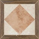 Керамогранит глазурованный Persa C-PE4R452D Wood Frame, многоцветный, 420х420 мм (1,41 м.кв)