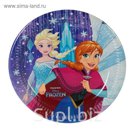 Тарелка бумажная 22 см "Холодное сердце. Торжество: снежки" (набор 8 шт)/ Frozen Snowflakes