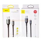 Кабель USB Baseus CATCD-01 (3A - 1 м.) текстильный с индикатором заряда