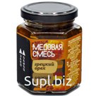 В продаже у оптовой фирмы ООО ПКФ "БЛАГОДАТЬ" медовые смеси с грецкими орехами и инжиром по выгодной цене.

Информация о товаре: 
- смесь меда, орехов и сухофр…