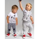 Ползунки для мальчика, рост 86 см, 2 шт