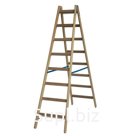 Стремянка деревянная двухсторонняя Krause Stabilo 2х8 ступеней (арт. 170286)
