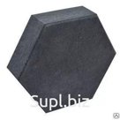 Тротуарная плитка "Шестигранник 275х235х40", цвет чёрный