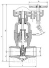 The valves are designed to block the flow of the medium (water or steam) in the pipeline. The valves are installed on horizontal or vertical sections of pipeli…
