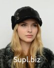 Art.032. Eco -leather cap with fur