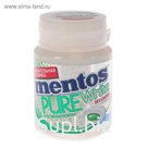 Жевательная резинка Mentos нежная мята, с жидким центром, 54 г 4754457
