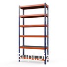 Стеллаж металлический Профи-Т 3000x1240x770 мм. Ярусы: оцинк. мет. усил. 6 шт.