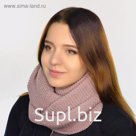 Снуд женский "РИТМ" 828360 цвет пыльная роза