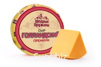 Сыр Голландский премиум мдж 45 % цилиндр (товарный знак Щедрые Пружаны) Пружаны МК
