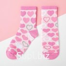 Носки детские KAFTAN «Сердечки», размер 14-16, цвет розовый