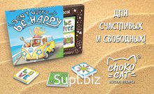 Кэт 12, BE HAPPY, молочный шоколад, 60 гр., TM Chokocat
