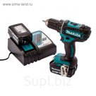 Дрель аккумуляторная Makita DDF482RME, 18В, 2х4 Ач, БЗП-13мм, 0-600/1900 об/мин, реверс