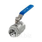 Кран шаровый муфтовый двусоставной нержавеющий (2PC), AISI304 DN32 (1_1/4"), (CF8), PN40