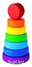Small wooden pyramid "Circle" Article: 60106_conclusion
