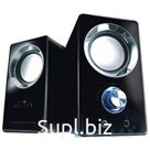Oklick Колонки  OK-116 2.0 черный 6Вт портативные