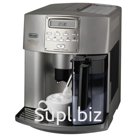 Кофемашина DELONGHI ESAM3500, 1350 Вт, объем 1,8 л, емкость для зерен 180 г, автокапучинатор, серебристая