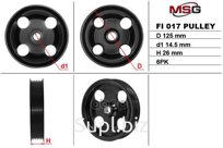 Шкив Насоса Citroen Jumpy 95-07, Fiat Scudo 95-04, Peugeot 406 95-04, Peugeot 806 94-02  Смотреть товар на сайте поставщика