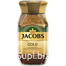Кофе растворимый Jacobs "Gold", сублимированный, стеклянная банка, 95г