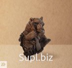 Шоколадная фигурка "Медведь охотник", молочный шоколад