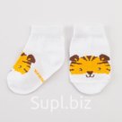 Носки детские Крошка Я «Тигр», цвет белый, 10-12 см