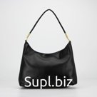 Сумка-хобо, отдел на молнии, цвет чёрный