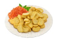 Сухарики Икра красная