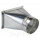 Переход 300х250/ф315 из оцинкованной стали