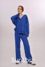 Размеры: S-M, L-XL
Состав: 70% хлопок, 30% акрил
Производство: Россия
Цвет: Синий
Бренд: Emra Cashmere