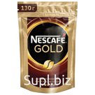 Кофе молотый в растворимом NESCAFE (Нескафе) «Gold», сублимированный, 130 г, мягкая упаковка