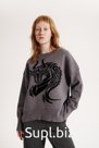 Свитер женский, цвет серый AW23-SWZ403