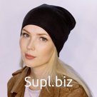 Шапка женская ФЛАЕР демисезон цвет чёрный, р-р 56-58