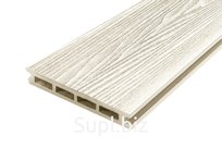 Террасная доска NauticPrime (Light) Esthetic Wood, 145*22*4000мм, слоновая кость, П8