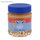 Арахисовая паста American Fresh Crunchy с дроблёным орехом, 340 г