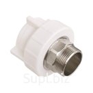 Муфта комбинированная AQUALINK, d=50 мм х 1 1/2", наружная резьба, под ключ