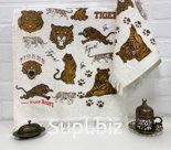 Набор кухонных полотенец (40x60) ТИГРЫ 1 (6шт)