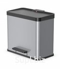 Ведро для Мусора с Педалью Hailo Oko duo Plus L 17+9л арт.0630-220