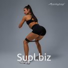 Шорты спортивные женские Comfort, размер S, чёрные
